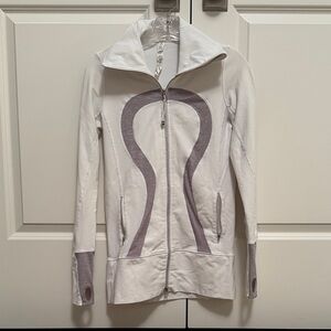 Lululemon Women's White and Gray Jacket